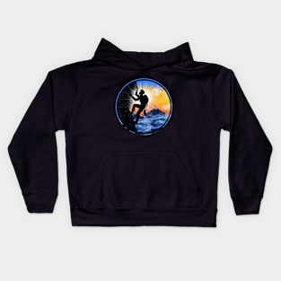 Mountain climbing Kids Hoodie